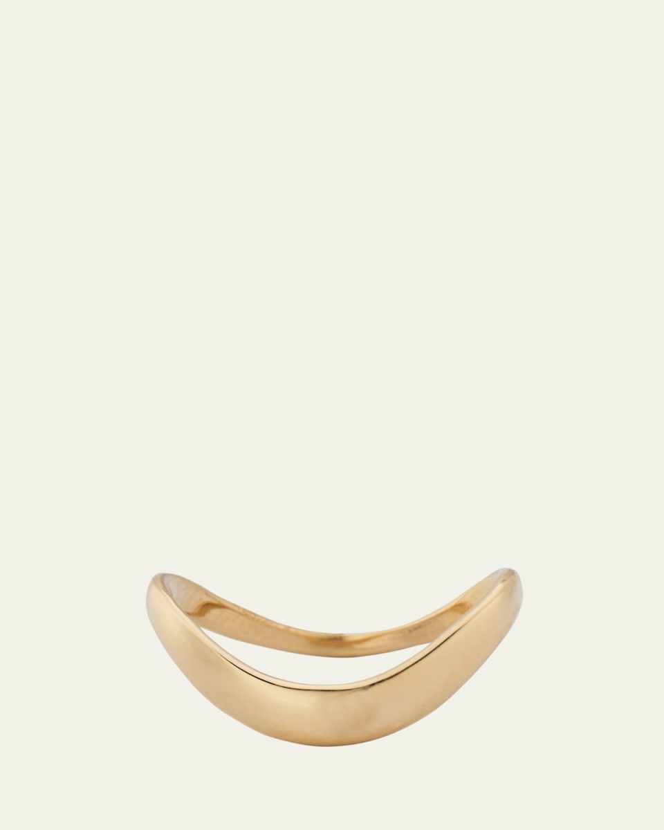 Skinny Curved Bubble Ring